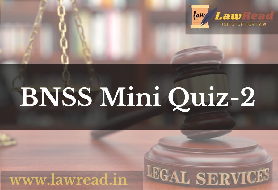 BNSS Mini Quiz 2