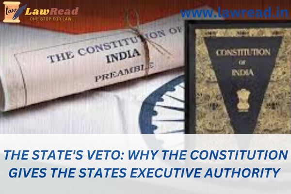 The State's veto: Why the Constitution gives the States executive authority