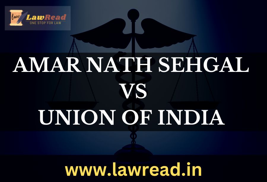 Amar Nath Sehgal v. Union of India (2005) | Artists' Moral Rights