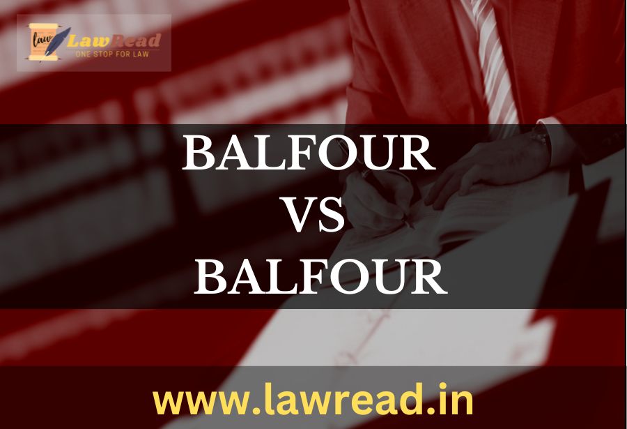 Balfour v. Balfour (1919)