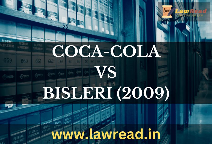 Coca-Cola v. Bisleri (2009)